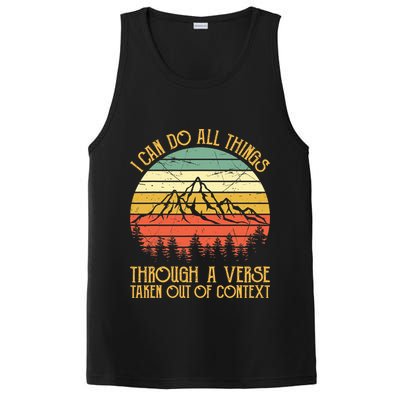 I Can Do All Things Through A Verse Taken Out Of Context PosiCharge Competitor Tank