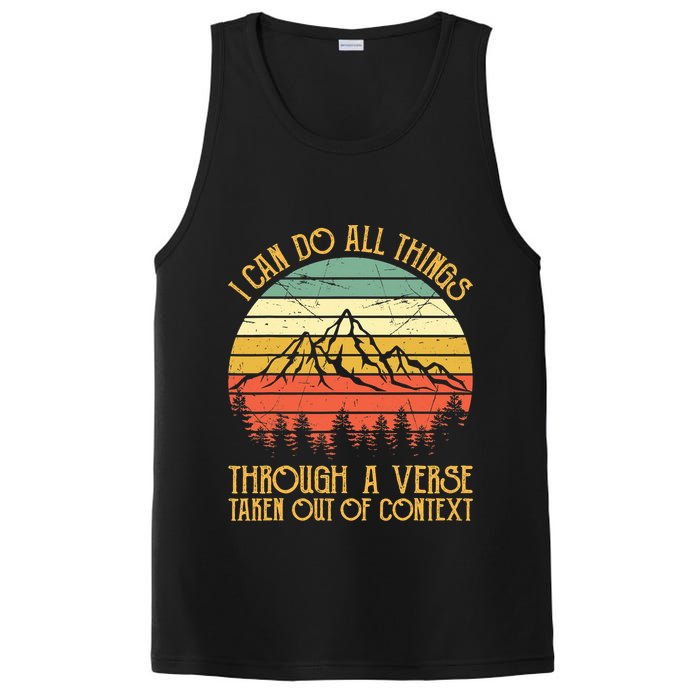 I Can Do All Things Through A Verse Taken Out Of Context PosiCharge Competitor Tank