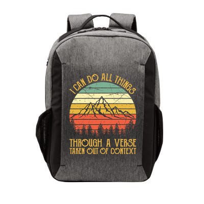 I Can Do All Things Through A Verse Taken Out Of Context Vector Backpack