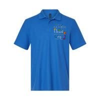 I Can Do All Things Through Christ Butterfly Art Religious Great Gift Softstyle Adult Sport Polo