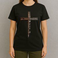 I Can Do All Things Through Christ Who Strengthens Me Cross T-Shirt