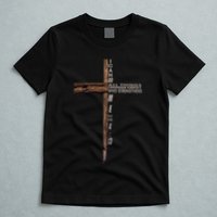 I Can Do All Things Through Christ Who Strengthens Me Cross T-Shirt