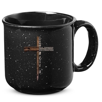 I Can Do All Things Through Christ Who Strengthens Me Cross 15oz Campfire Ceramic Mug