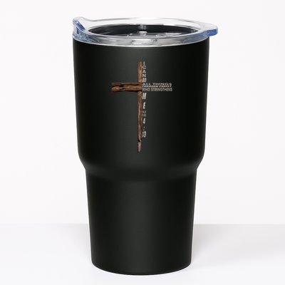I Can Do All Things Through Christ Who Strengthens Me Cross Tumbler
