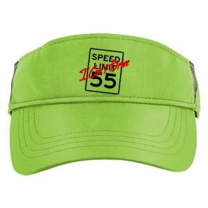 I Cant Drive 55 Distressed Adult Drive Performance Visor