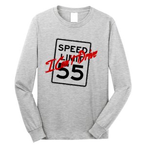 I Cant Drive 55 Distressed Long Sleeve Shirt