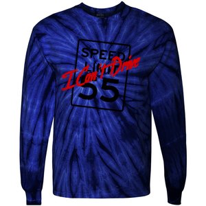 I Cant Drive 55 Distressed Tie-Dye Long Sleeve Shirt