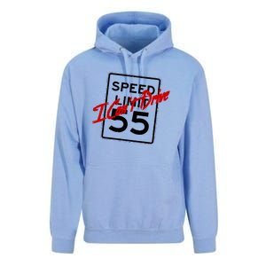 I Cant Drive 55 Distressed Unisex Surf Hoodie