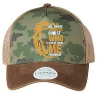 I Can Do All Things Through Christ Who Strengthens Me Philippians 4:13 Legacy Tie Dye Trucker Hat