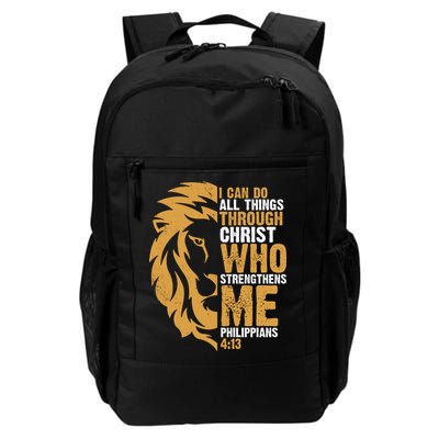 I Can Do All Things Through Christ Who Strengthens Me Philippians 4:13 Backpack