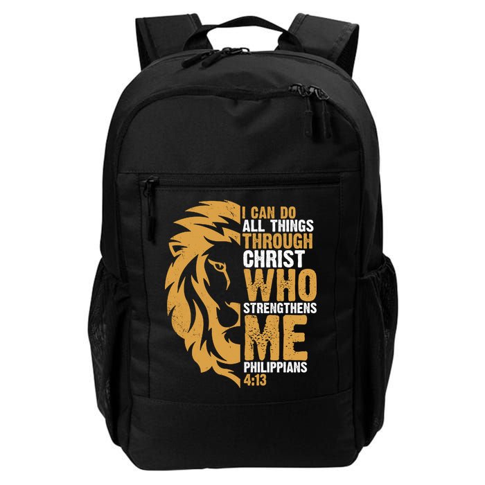 I Can Do All Things Through Christ Who Strengthens Me Philippians 4:13 Backpack