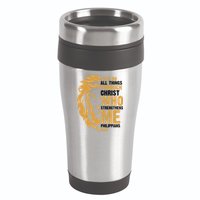 I Can Do All Things Through Christ Who Strengthens Me Philippians 4:13 16oz Travel Tumbler
