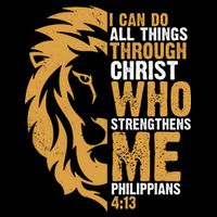 I Can Do All Things Through Christ Who Strengthens Me Philippians 4:13 Cropped Pullover Crew