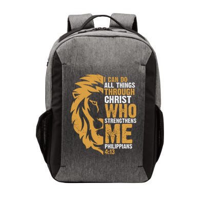 I Can Do All Things Through Christ Who Strengthens Me Philippians 4:13 Vector Backpack