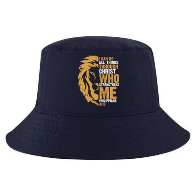 I Can Do All Things Through Christ Who Strengthens Me Philippians 4:13 Cool Comfort Performance Bucket Hat