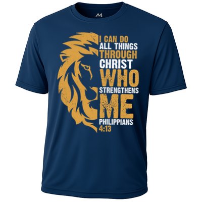 I Can Do All Things Through Christ Who Strengthens Me Philippians 4:13 Performance Shirt