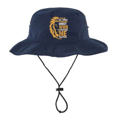 I Can Do All Things Through Christ Who Strengthens Me Philippians 4:13 Bucket Hat