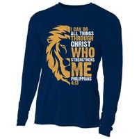 I Can Do All Things Through Christ Who Strengthens Me Philippians 4:13 Cooling Performance Long Sleeve Crew