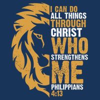I Can Do All Things Through Christ Who Strengthens Me Philippians 4:13 Baby Bodysuit