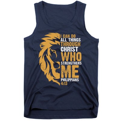 I Can Do All Things Through Christ Who Strengthens Me Philippians 4:13 Tank Top