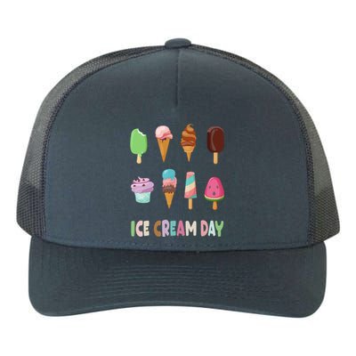 Ice Cream Day Gift Ice Cream Party Gift Yupoong Adult 5-Panel Trucker Hat