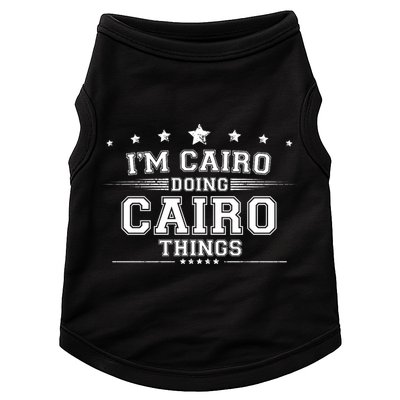 Im Cairo Doing Cairo Things Doggie Tank