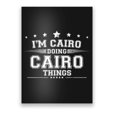 Im Cairo Doing Cairo Things Poster