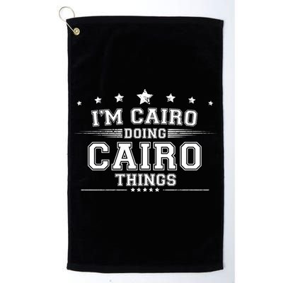 Im Cairo Doing Cairo Things Golf Towel
