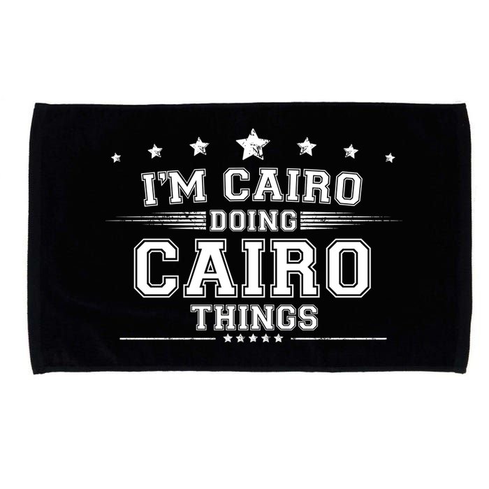 Im Cairo Doing Cairo Things Microfiber Hand Towel