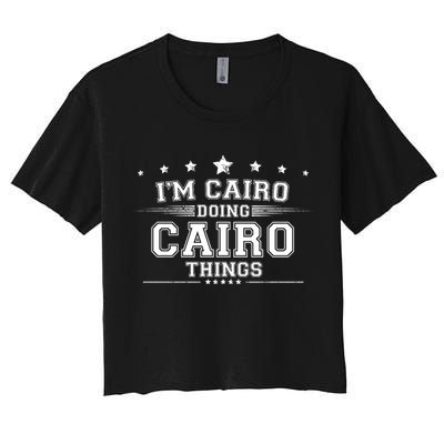 Im Cairo Doing Cairo Things Crop Top