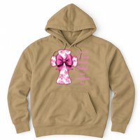I Can Do All Things Through Christ Toile Cross And Bow Hoodie