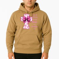 I Can Do All Things Through Christ Toile Cross And Bow Hoodie
