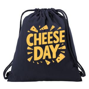 International Cheese Day Celebration Product Gift Drawstring Bag