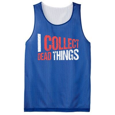 I Collect Dead Things Taxidermy Mounts Hunting Taxidermist Mesh Reversible Basketball Jersey Tank