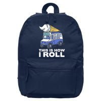 Ice Cream Design, Funny Ice Cream Gifts, Ice Cream Lover 16 in Basic Backpack