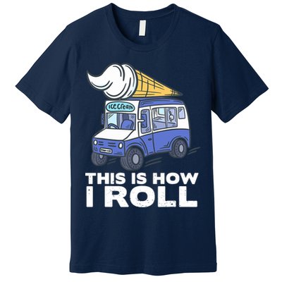 Ice Cream Design, Funny Ice Cream Gifts, Ice Cream Lover Premium T-Shirt
