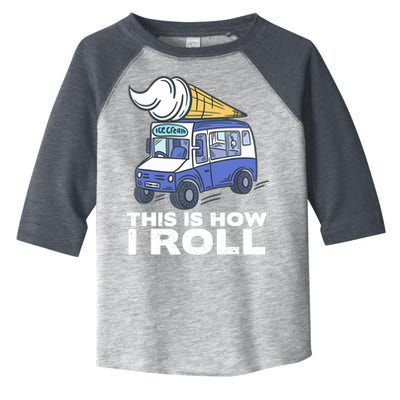 Ice Cream Design, Funny Ice Cream Gifts, Ice Cream Lover Toddler Fine Jersey T-Shirt