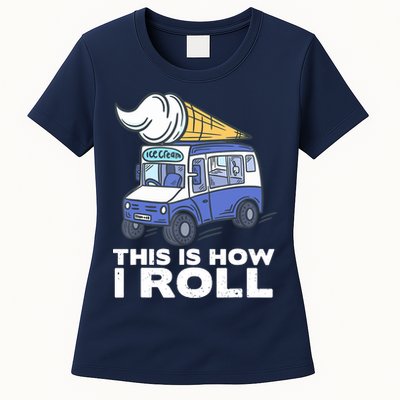 Ice Cream Design, Funny Ice Cream Gifts, Ice Cream Lover Womens T-Shirt