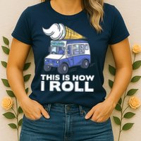 Ice Cream Design, Funny Ice Cream Gifts, Ice Cream Lover Womens T-Shirt