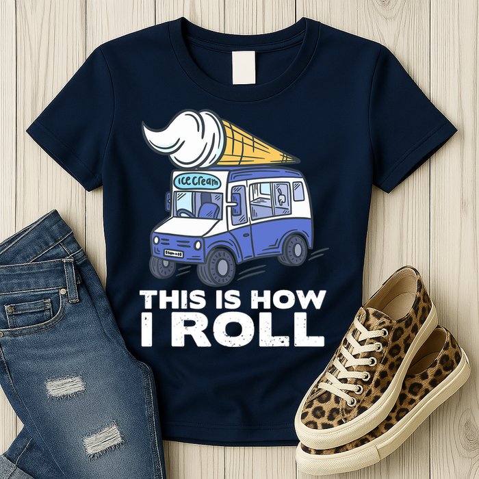 Ice Cream Design, Funny Ice Cream Gifts, Ice Cream Lover Womens T-Shirt