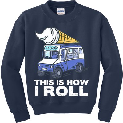 Ice Cream Design, Funny Ice Cream Gifts, Ice Cream Lover Kids Sweatshirt