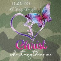 I Can Do All Things Through Christ Butterfly Art Easter Day Legacy Tie Dye Trucker Hat