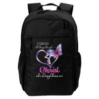 I Can Do All Things Through Christ Butterfly Art Easter Day Backpack