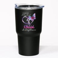 I Can Do All Things Through Christ Butterfly Art Easter Day Tumbler