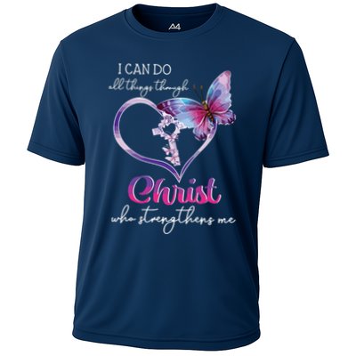 I Can Do All Things Through Christ Butterfly Art Easter Day Performance Shirt