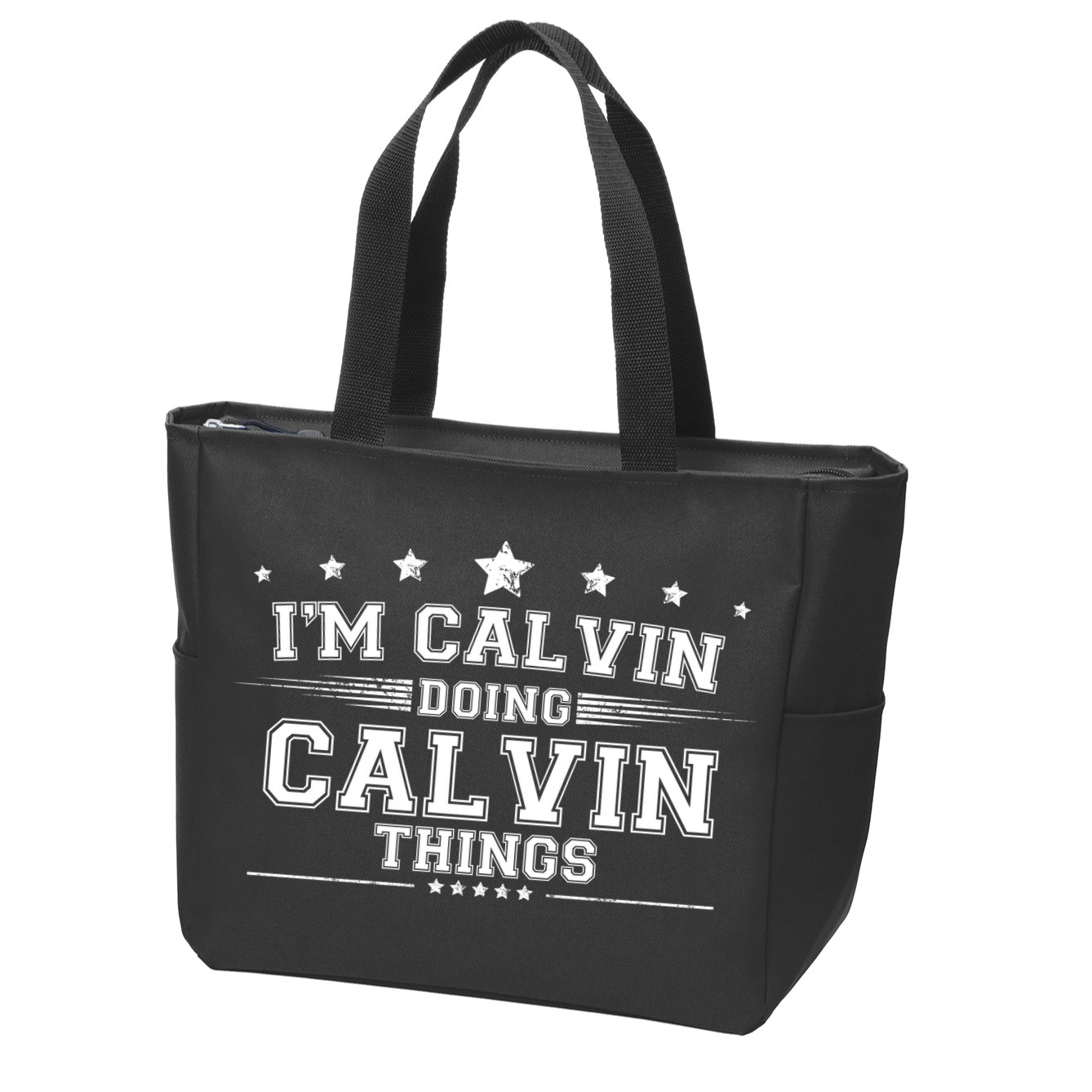 Im Calvin Doing Calvin Things Zip Tote Bag