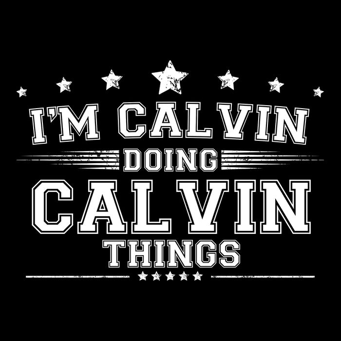 Im Calvin Doing Calvin Things Zip Tote Bag
