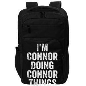 IM Connor Doing Connor Things Personalized First Name Impact Tech Backpack