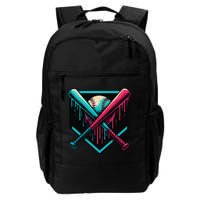 Ice Cream Dripping Baseball Home Plate Drip Respect The Backpack