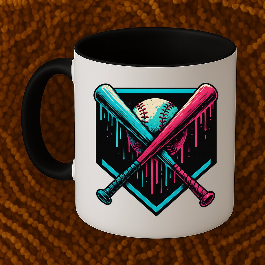 Ice Cream Dripping Baseball Home Plate Drip Respect The Mug